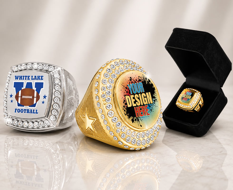 Custom Printz Rings With Ring Box