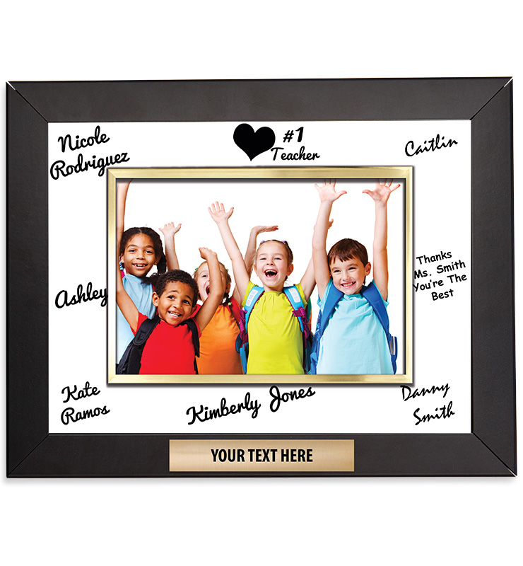 Horizontal Signature Frame Plaque