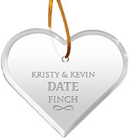 Heart Acrylic Ornament