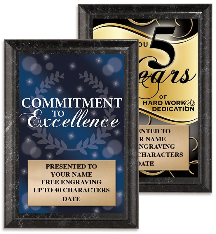 Recognition Show Stopper Plaques