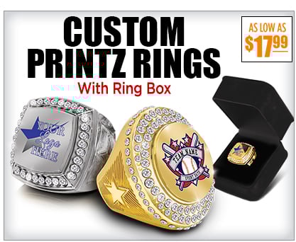 Custom Printz Rings With Ring Box