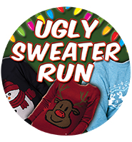 2" Ugly Sweater Run Sticker