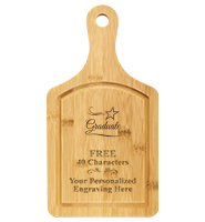 13 1/2" Bamboo Cutting Board With Handle