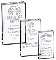 Vertical Wedding Display Crystal