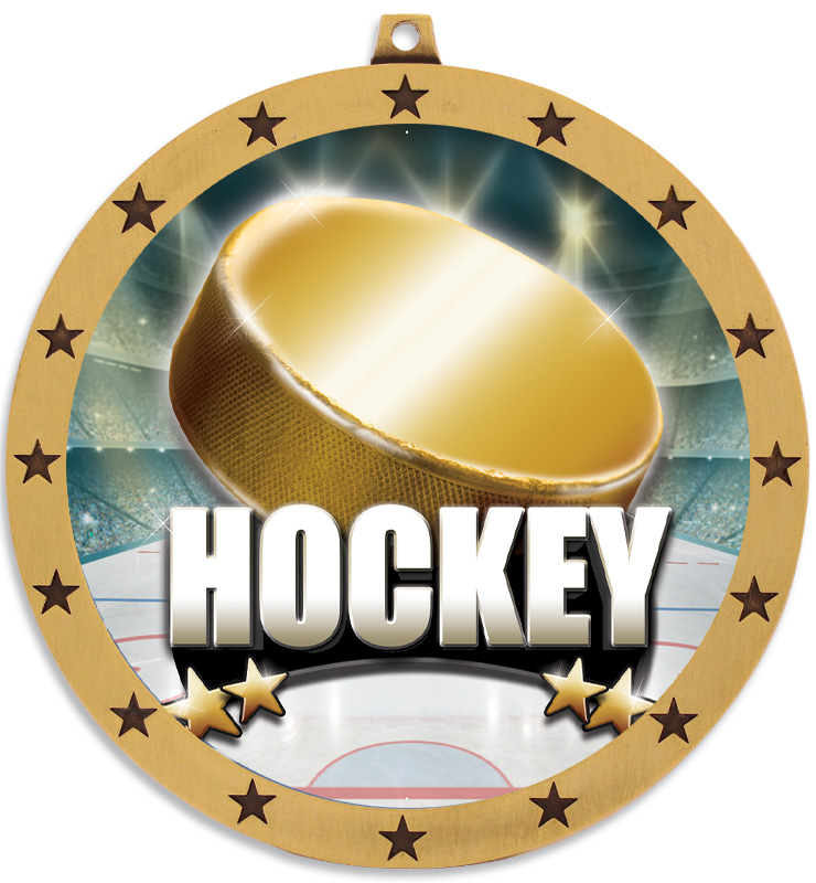 4" Colossal Hockey Medals