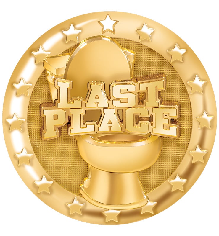 2" Last Place Blaze Medal