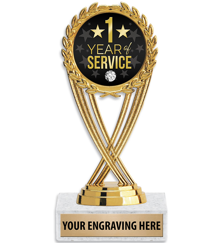 1 Year Anniversary Trophy
