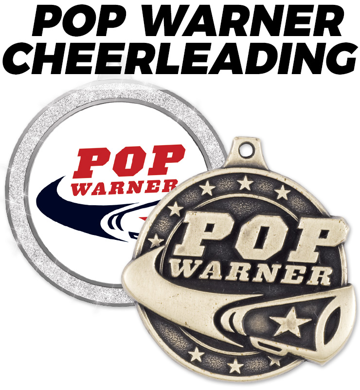 Pop Warner Cheerleading Medals