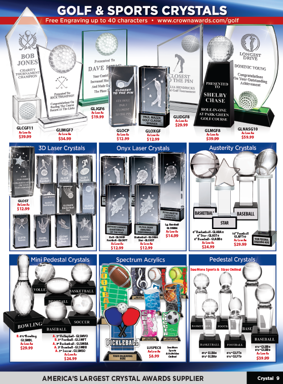 Crown Awards Catalog