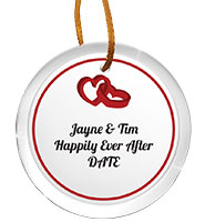 Round Color Printed Ornament