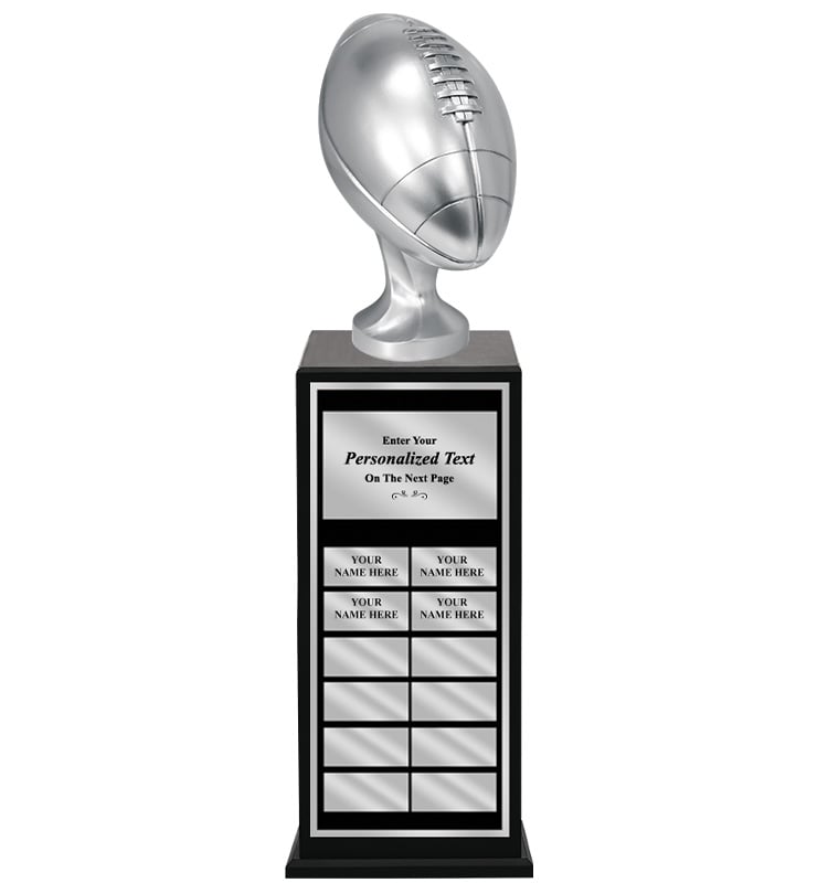 Jumbo Silver Football Perpetual Trophy