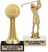 Participation Golf Trophy