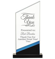 Sapphire Intensity Crystal Award