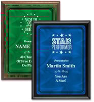 Plaques With Color Metal Plate