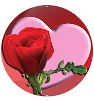 2" Valentines Day Sticker