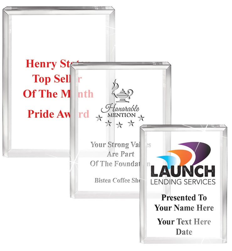 Vertical Clear Acrylic Billboards