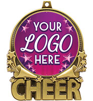3" Cheer Double Action 2.0 Medals
