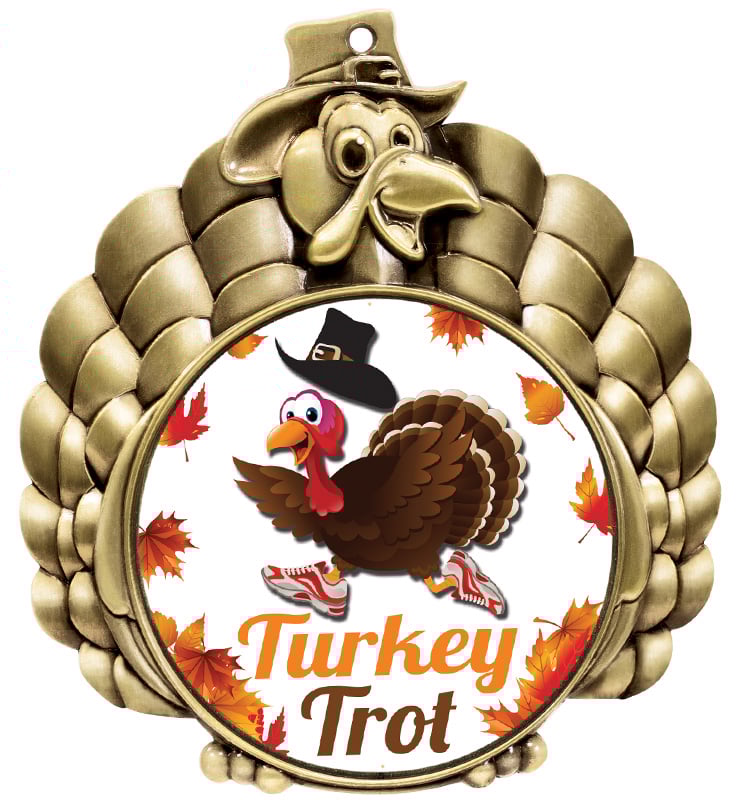 3" Turkey Insert Medal