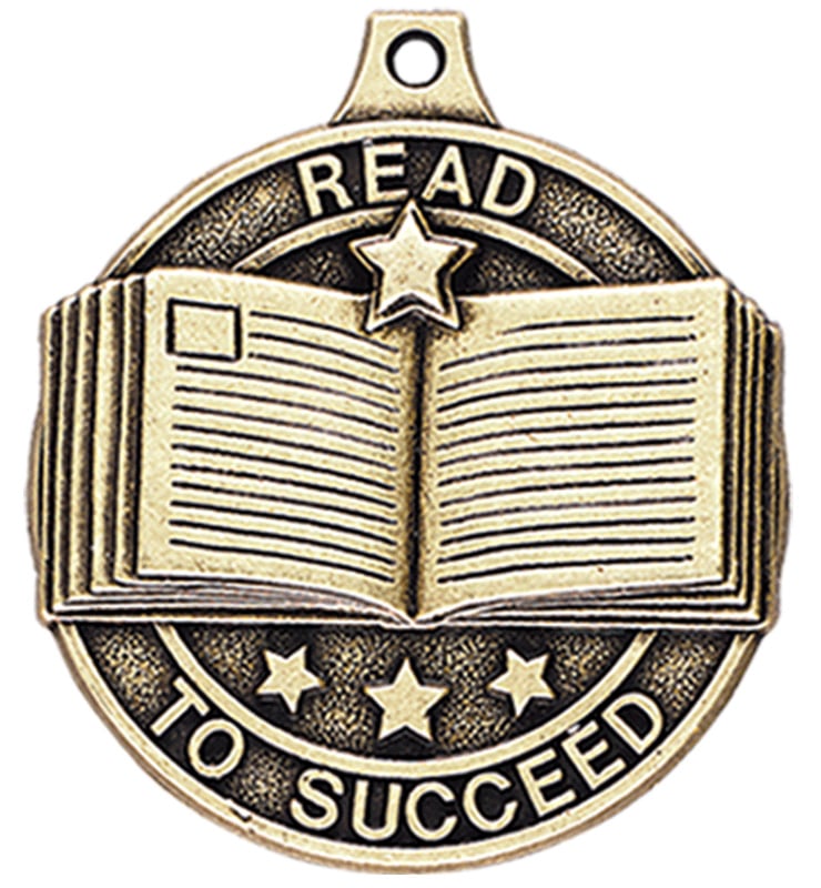 2" Read to Succeed Medals