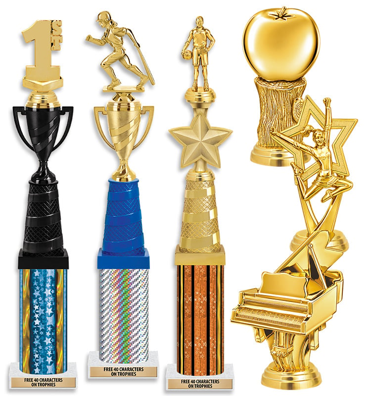Bravo Deluxe Riser Column Trophies