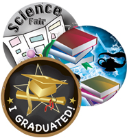 2" Scholastic Stickers