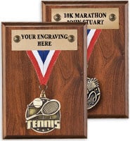 Wooden Ribbon Award Plaques