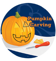 2" Halloween Pumpkin Carving Sticker