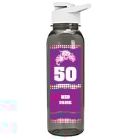 Gray School Spirit Water Bottle 24oz - Purple White