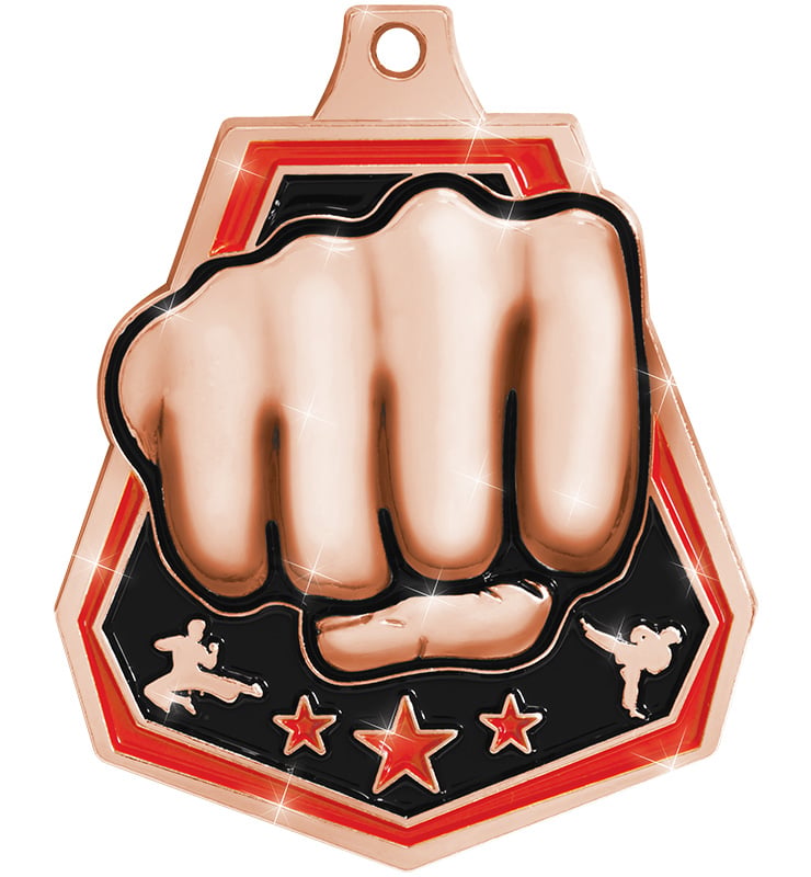 2" Martial Arts Shiny Captain Medals