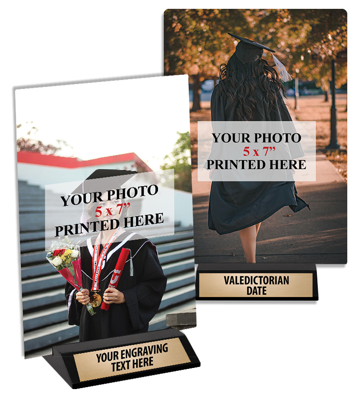 Vertical Metal Photo Display Tile
