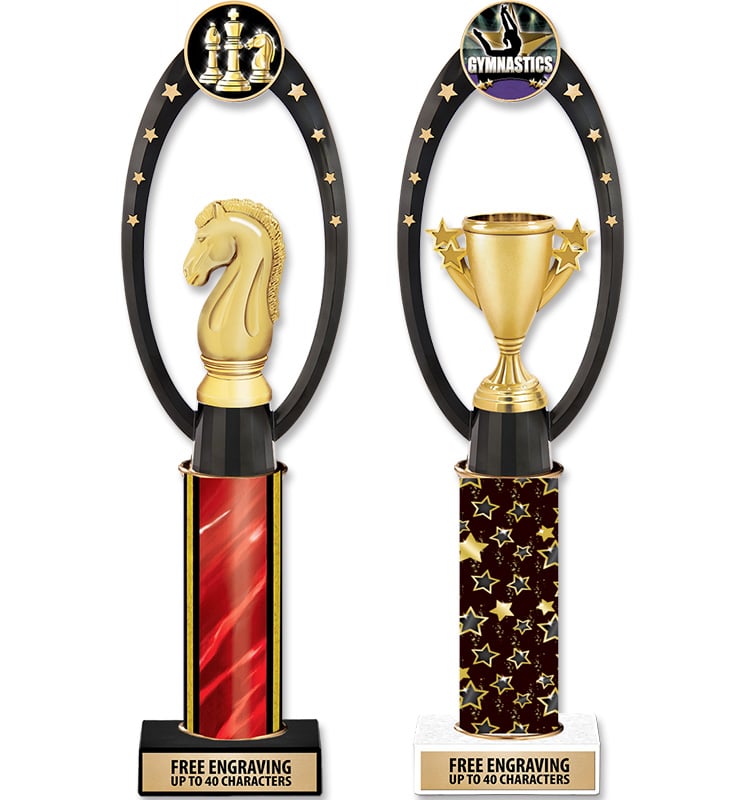 14 1/2" - 16 1/2" Gateway Backdrop Column Trophies