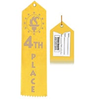 4th Place Award Ribbon
