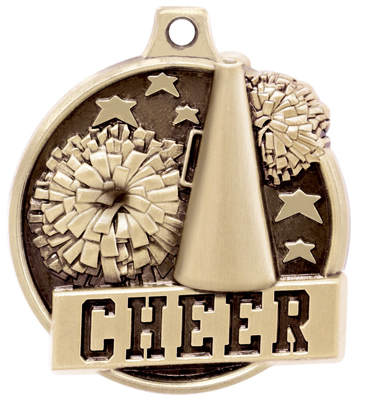 1 1/2" Challenger Cheer Medals