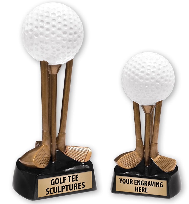 Golf Club Tee Sculptures