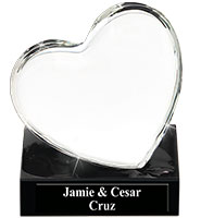 Loving Heart Wedding Crystal