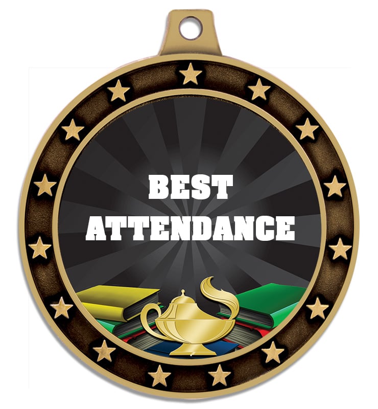 2 1/2" Custom Text Scholastic Medals