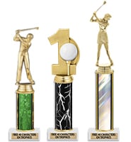 Classic Column Golf Trophy