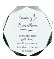 Jade Tone Imperial Octagon Acrylic