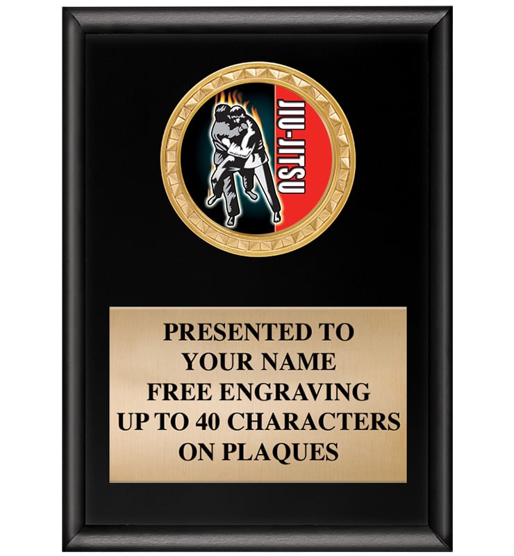 Black Shiny Vertical Insert Plaques