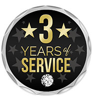 Silver Button Insert Pin