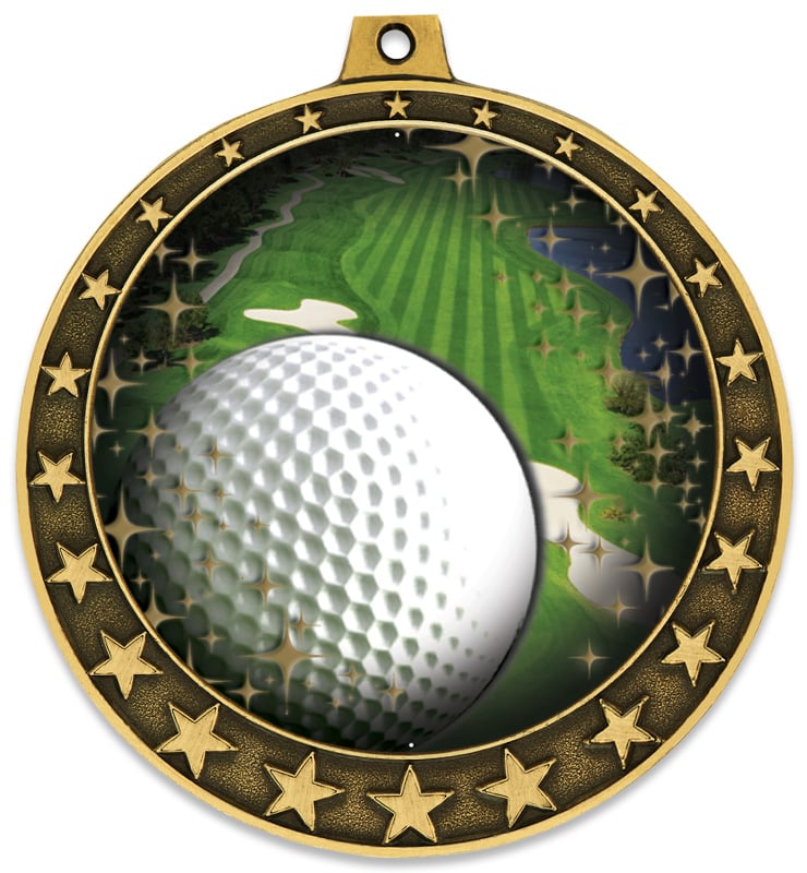 2 1/2" Starlet Insert Medals