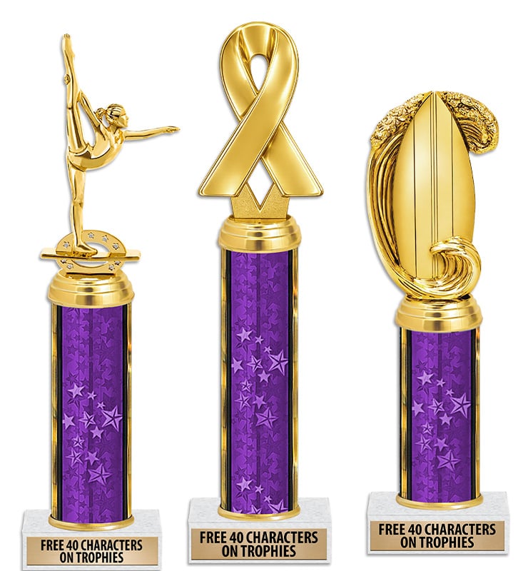 Purple Classic Trophies