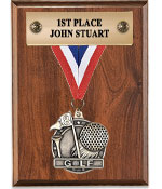 Golf Wooden Ribbon Award Plaques