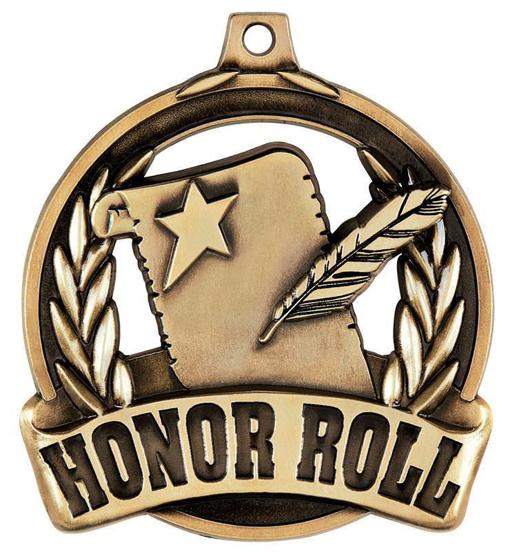 2" Honor Roll Achievement Medal