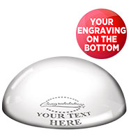 Dome Crystal Paperweight