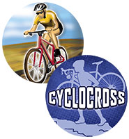 2" Cycling/BMX Stickers