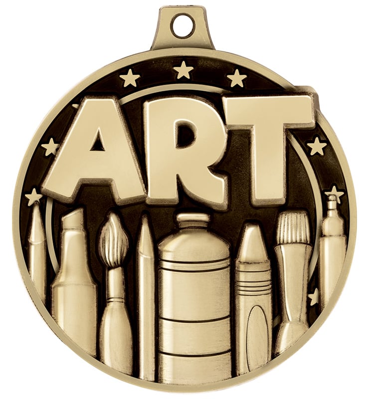 2" 3D Art Medal