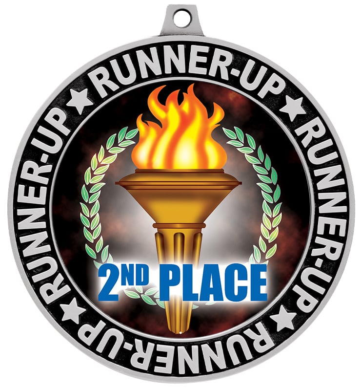 2 3/4" Runner Up Perimeter Insert Medal