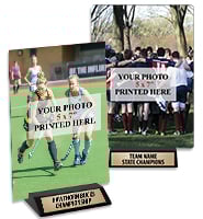 Vertical Metal Photo Display Tile