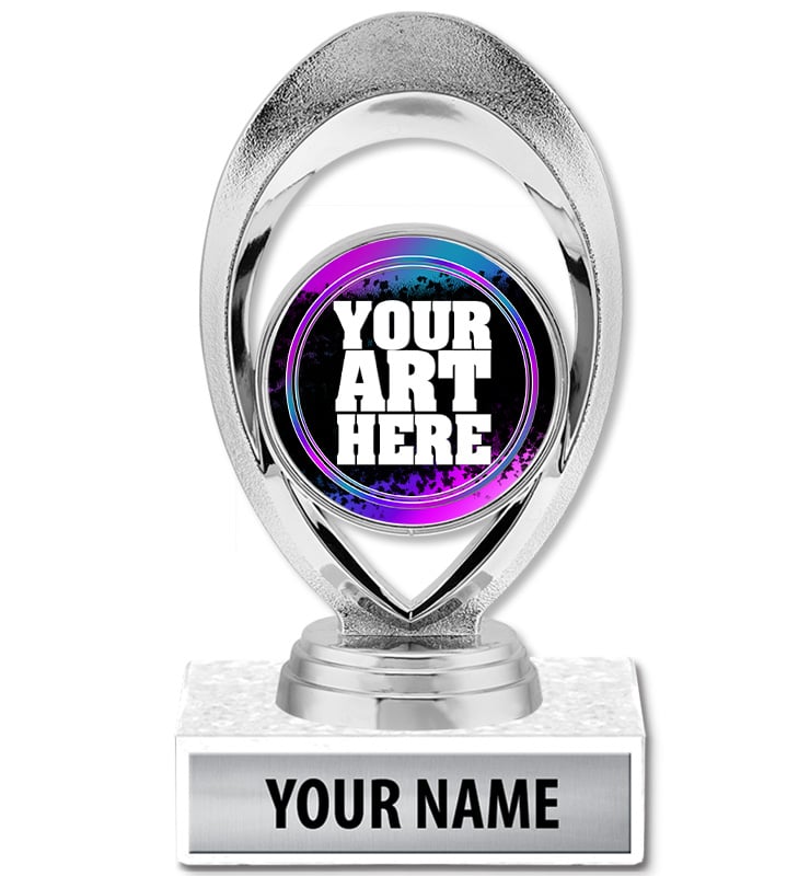Silver Solstice Custom Insert Trophy